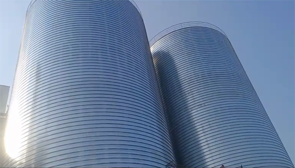 娄烦2座混凝土高架卷板仓